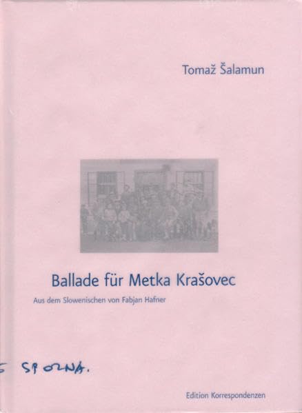 Ballade für Metka Krasovec Poetry