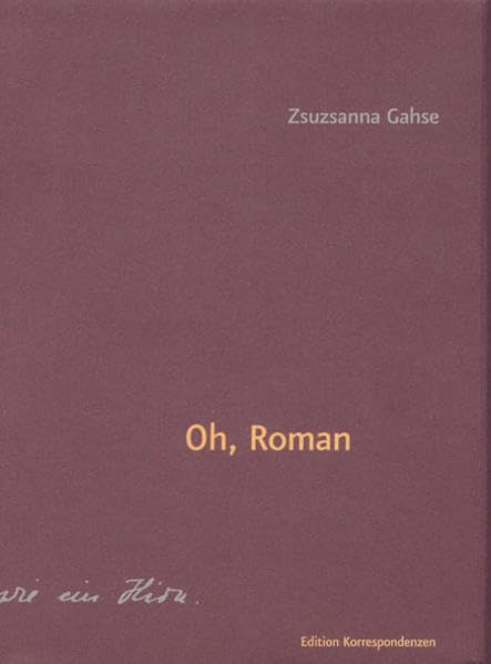 Oh, Roman Contemporary literature