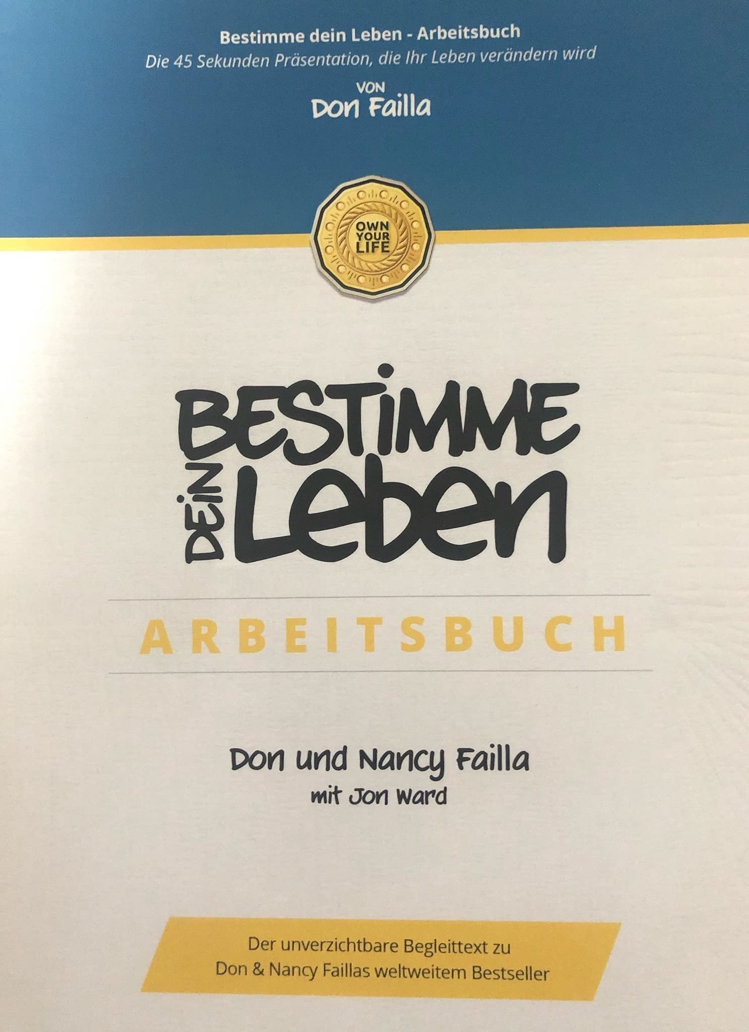 Bestimme Dein Leben Don und Nancy Failla Arbeitsbuch für Erfolg im Network Marketing Books