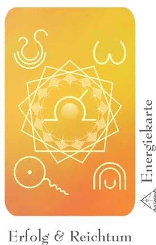 Energiesymbolkarte Erfolg & Reichtum Maps & Plans