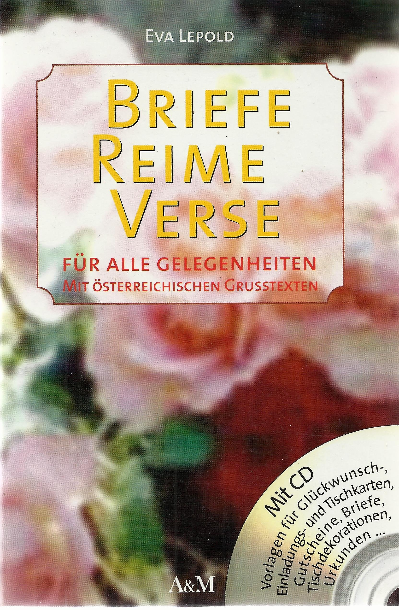 Briefe, Reime, Verse für alle Gelegenheiten. Mit österreichischen Grusstexten (mit CD) Books