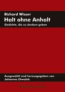 Halt ohne Anhalt: Gedichte, die zu denken geben Poetry