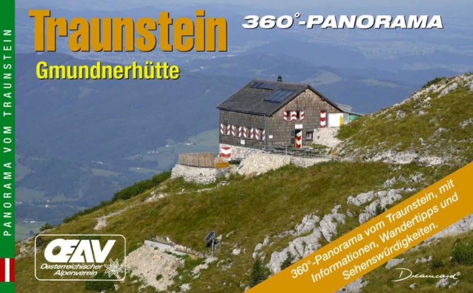 Pocket-Pano Traunstein-Rundblick: Miniguide mit 360°-Rundblick vom Traunstein-Gipfel mit Blick über Dachstein, Höllengebirge und Traunsee-Region Leisure, Home & Garden