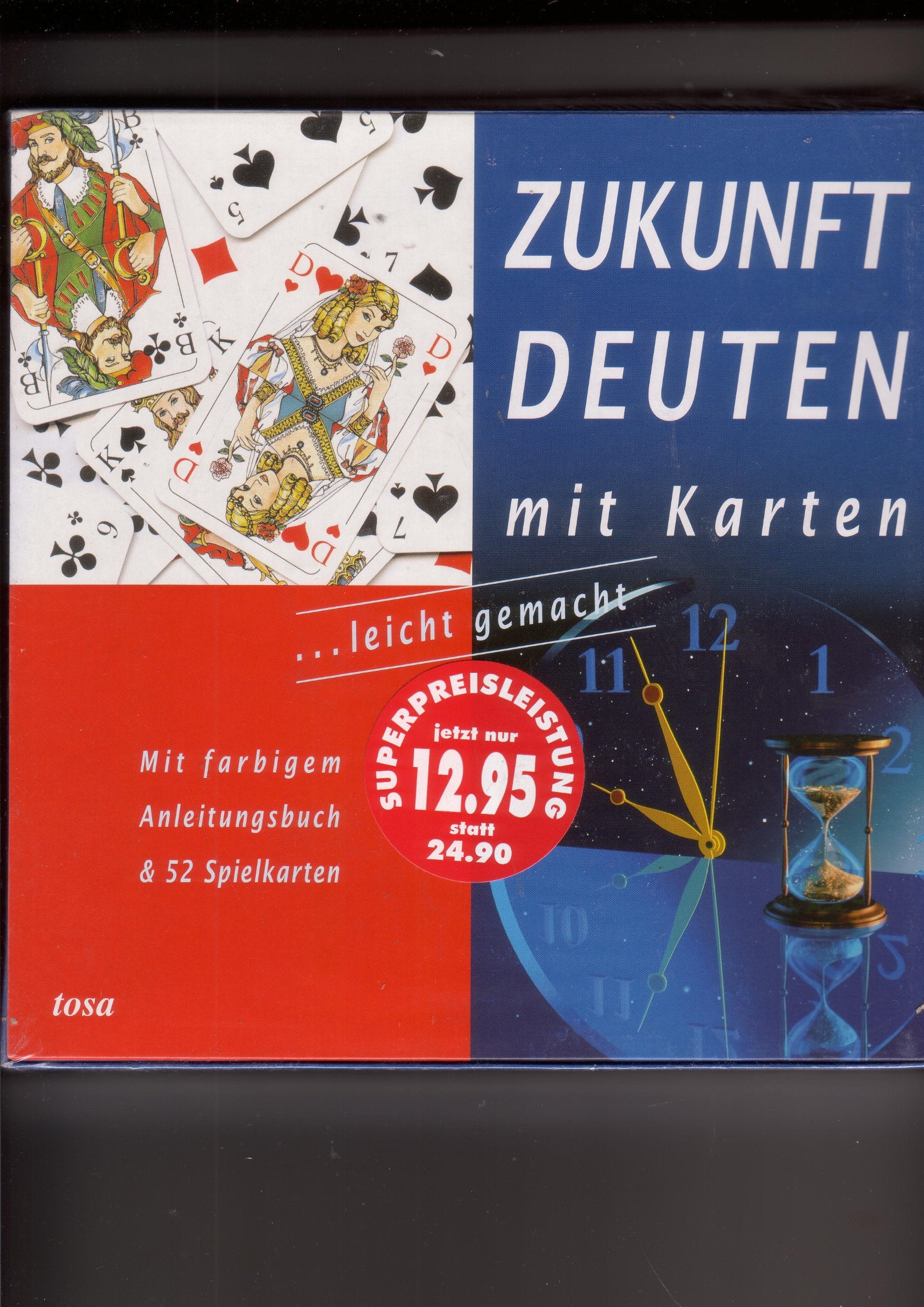 Zukunft deuten mit Karten, 52 Spielkarten u. Anleitungsbuch Politics & History