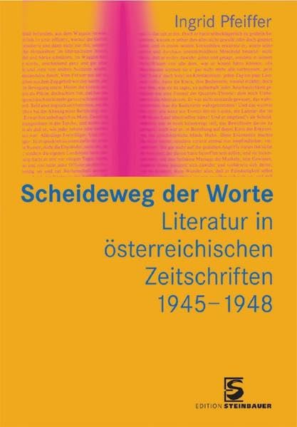 Scheideweg der Worte Contemporary literature Books