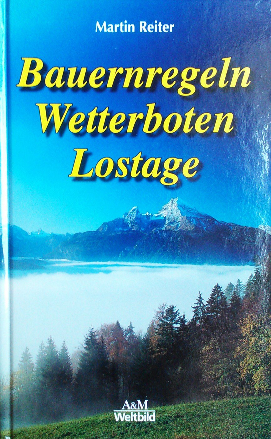 Bauernregeln Wetterboten Lostage Books