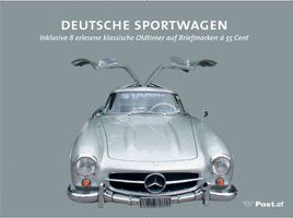 Deutsche Sportwagen: Inklusive 8 erlesene klassische Oldtimer auf Briefmarken á 55 Cent Lifestyle