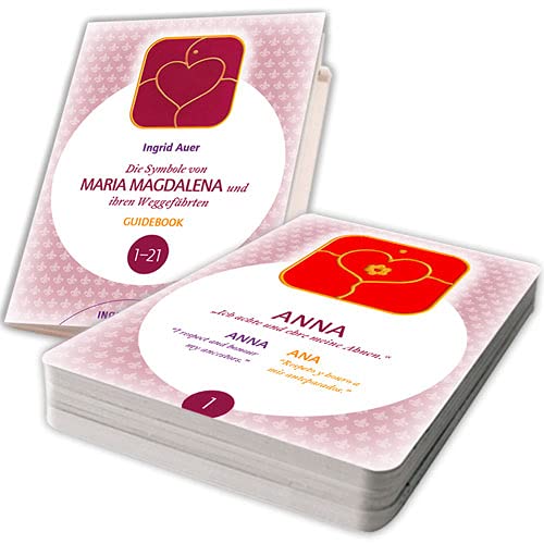 Die Symbole von Maria Magdalena und ihren Weggefährten mit Guidebook Deutsch book