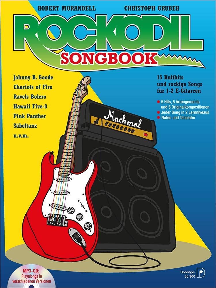 Rockodil Songbook: 15 Kulthits und rockige Songs für 1-2 E-Gitarren Arts & Music