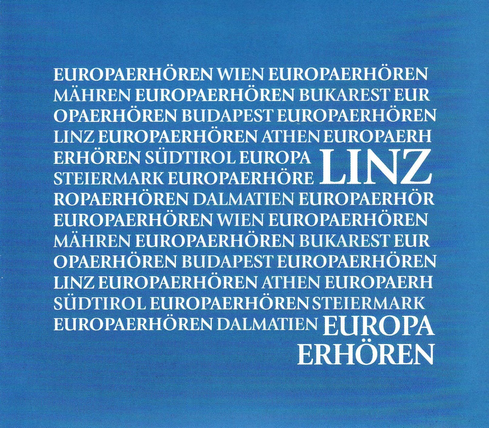 Europa erhören Linz Contemporary literature
