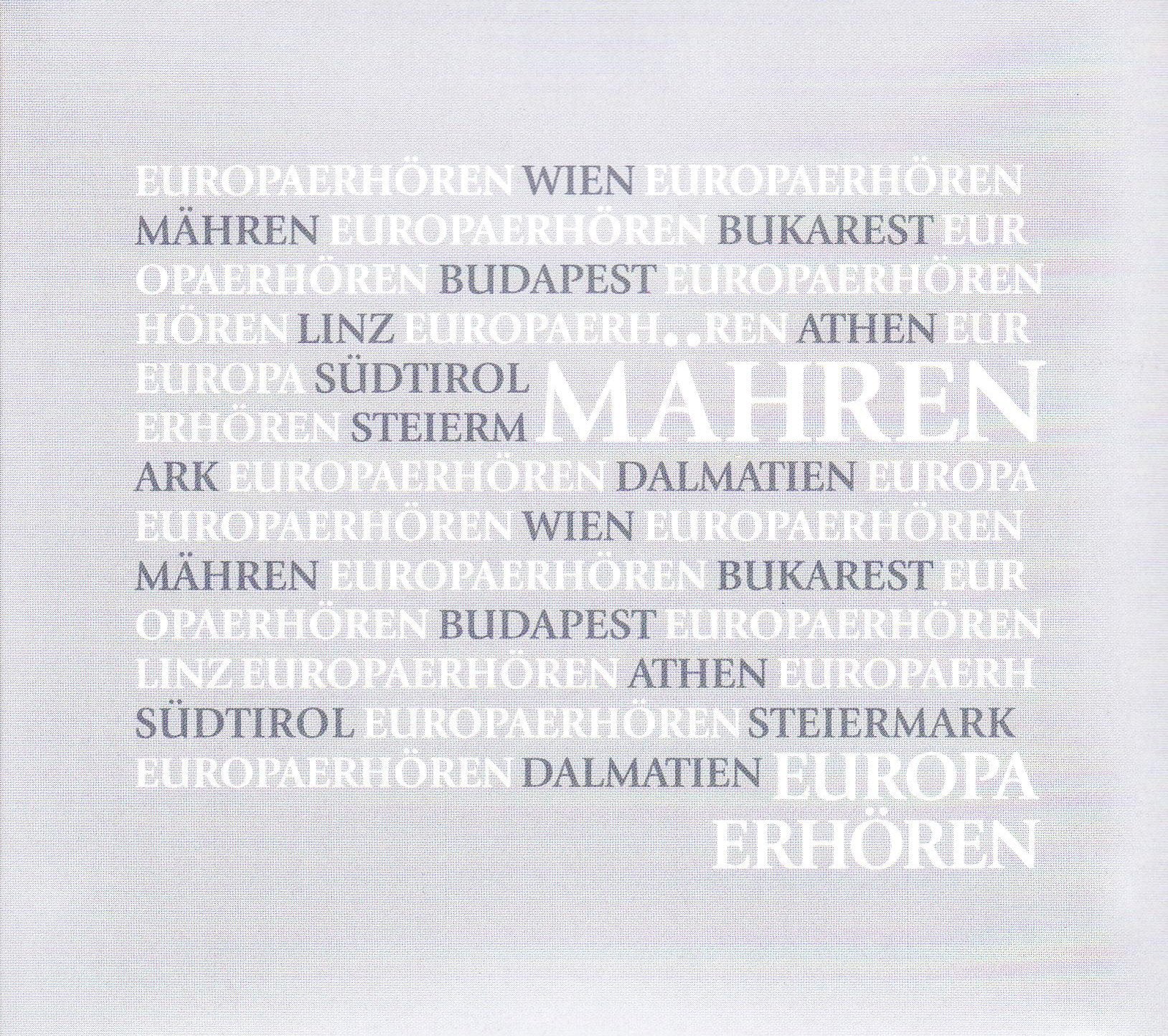 Europa erhören Mähren Contemporary literature