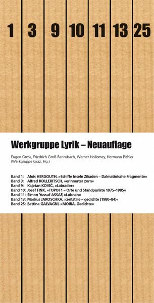 Werkgruppe Lyrik - Neuauflage (7 Bände): Hrsg.: Werkgruppe Graz Poetry