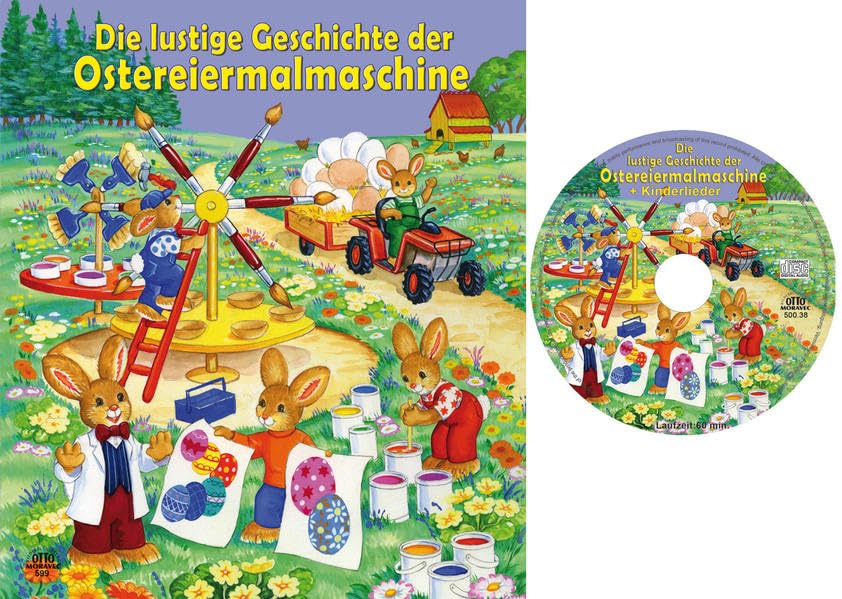 Die lustige Geschichte der Ostereimalmaschine + CD: Lesebuch Children's books