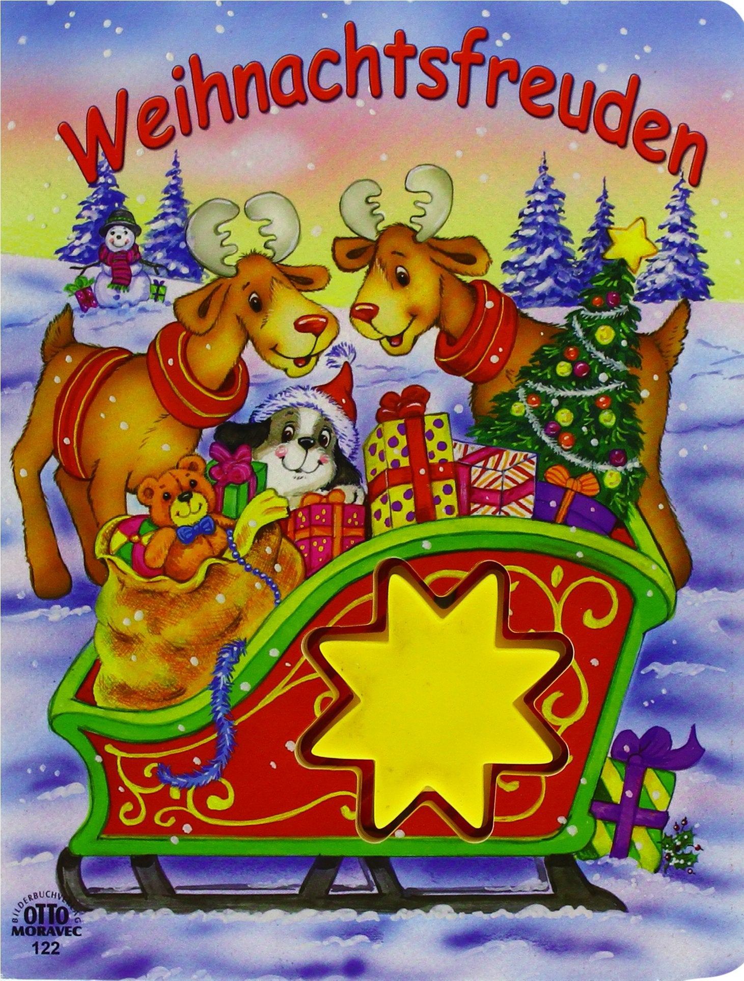 Weihnachts-Quitschi-Buch: Quitschebuch mit Button Children's books