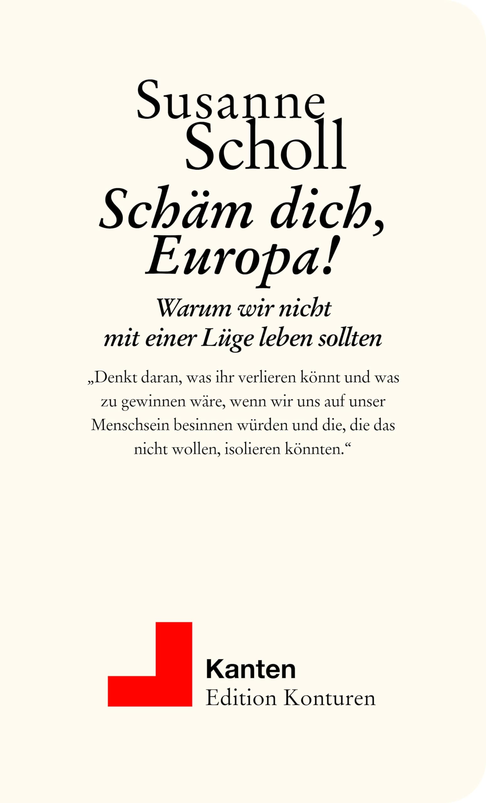 Schäm dich, Europa! 2. Auflage Books