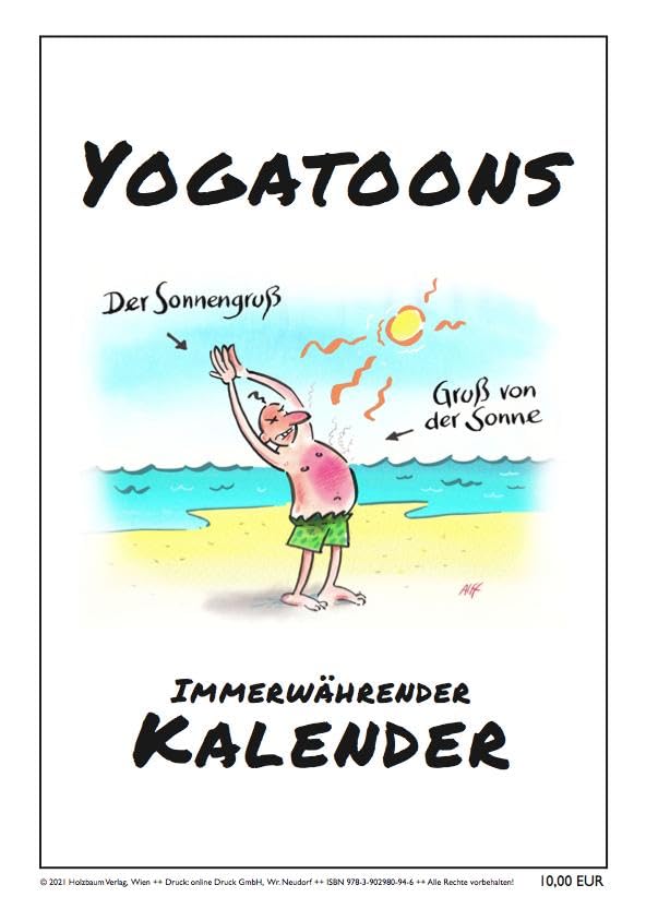 Yogatoons Kalender: Immerwährender Monatskalender Humour & Satire