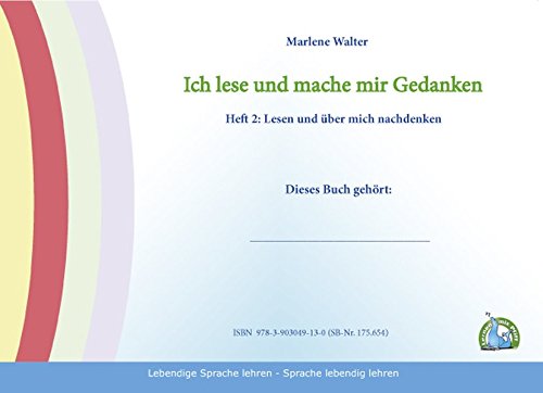 Ich lese und mache mir Gedanken - Heft 2: Lesen und über mich nachdenken - Walter, Marlene book