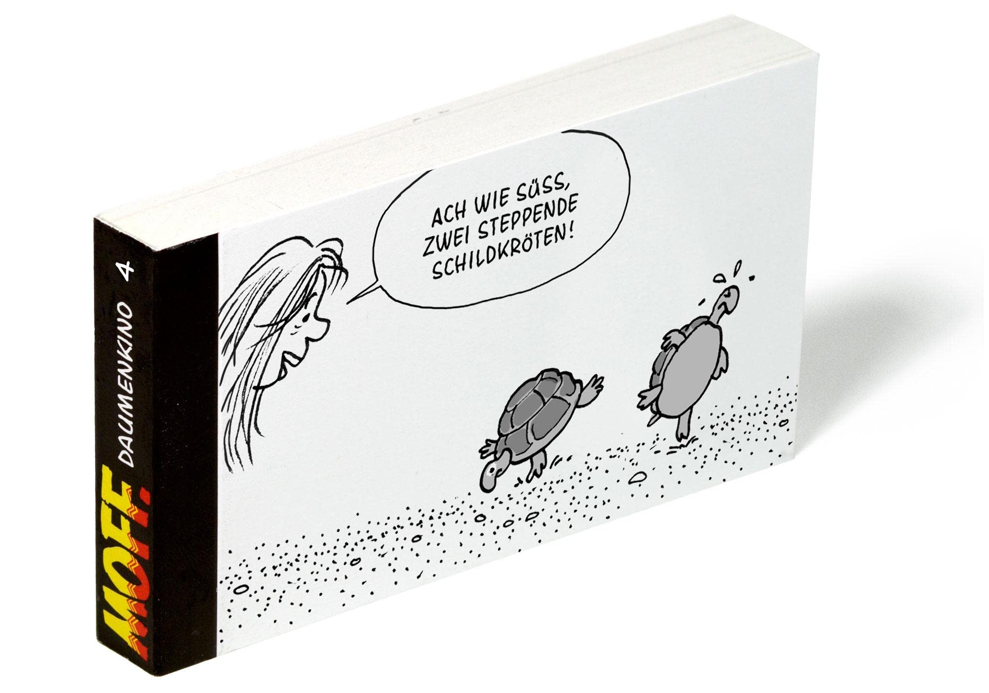 MOFF. Daumenkino Nr. 4 - Steppende Schildkröten Manga