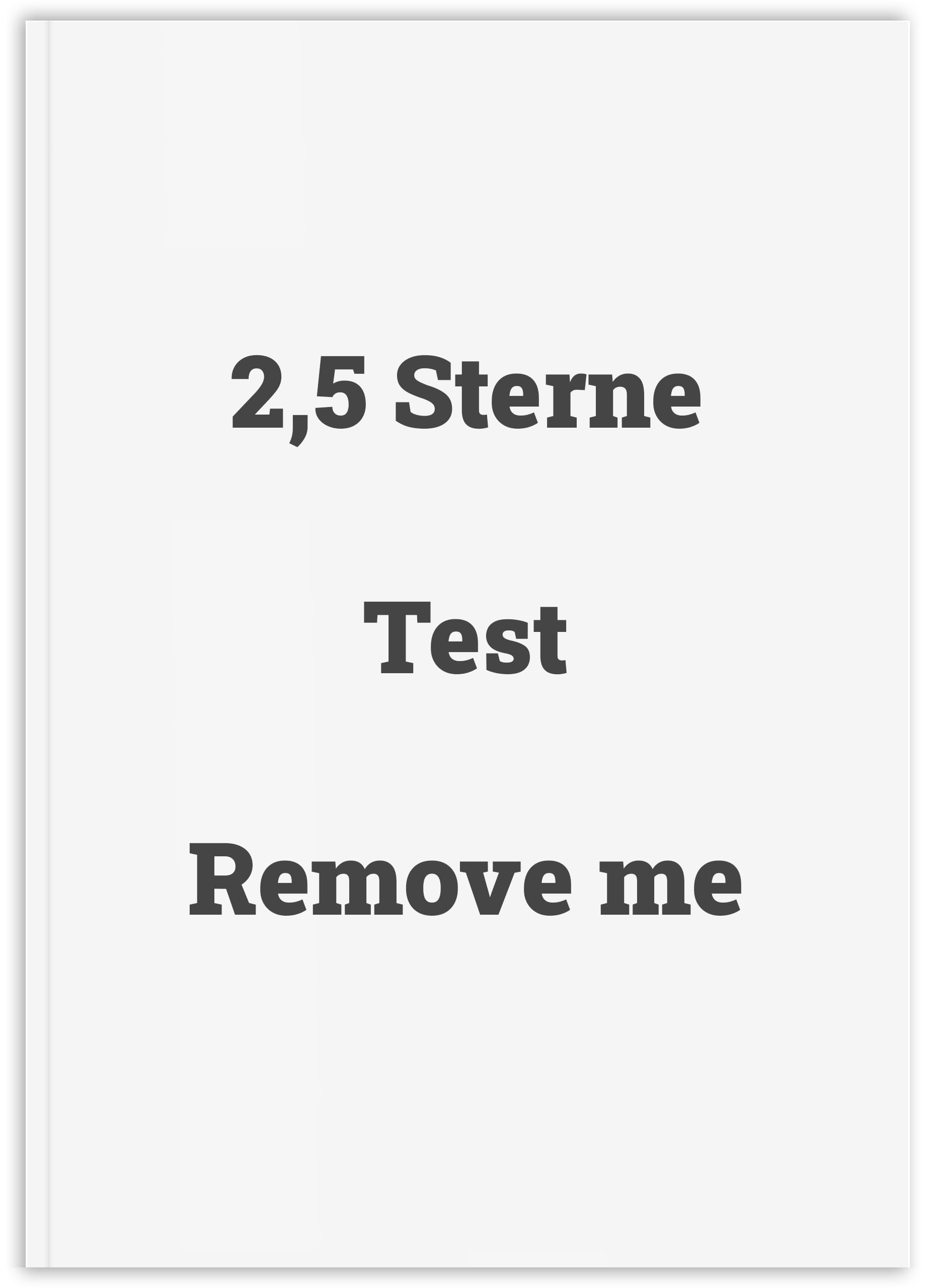 Product Image: Testprodukt: Ziel 3 Sterne