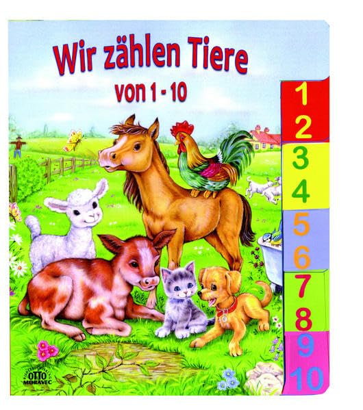 Wir zählen Tiere-Register Children's books