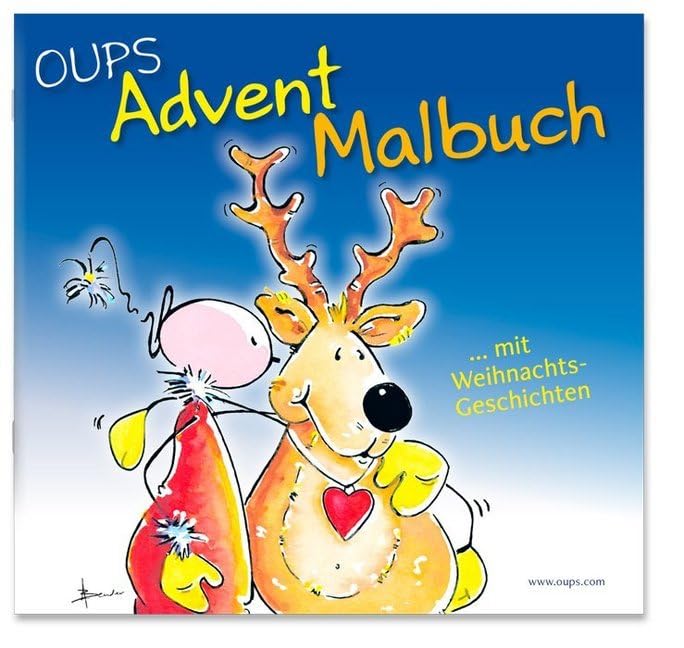 Oups Advent-Malbuch mit Weihnachtsgeschichten Lifestyle