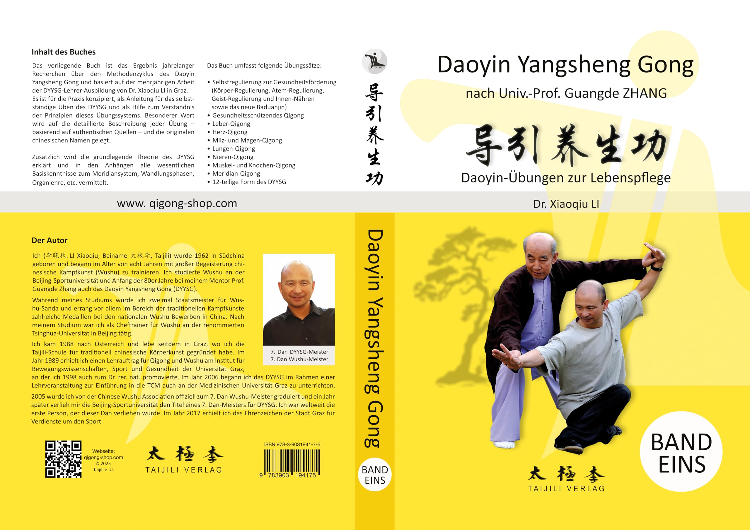 Das Lehrbuch des Daoyin Yangsheng Gong (DYYSG) Band eins: Daoyin-Übungen zur Lebenspflege Medicine