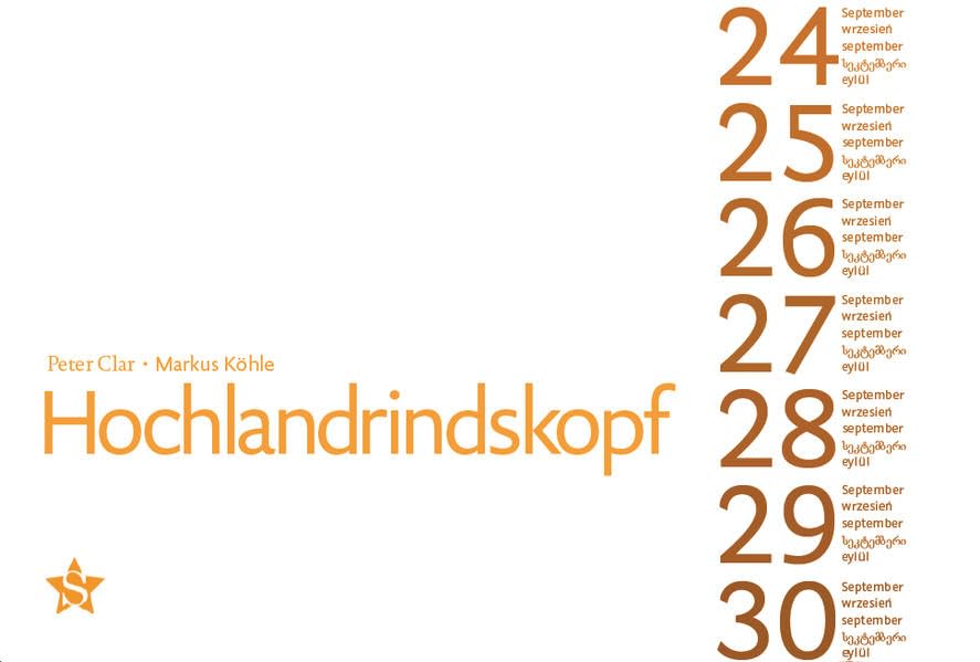 Hochlandrindskopf (Korrespondenzpoesie) Contemporary literature