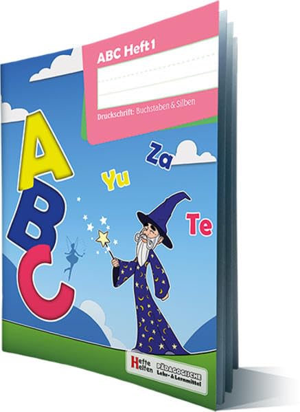ABC Heft 1: Druckschrift: Buchstaben & Silben (Hefte helfen: pädagogische Lehr- und Lernmittel) Learning & Reference