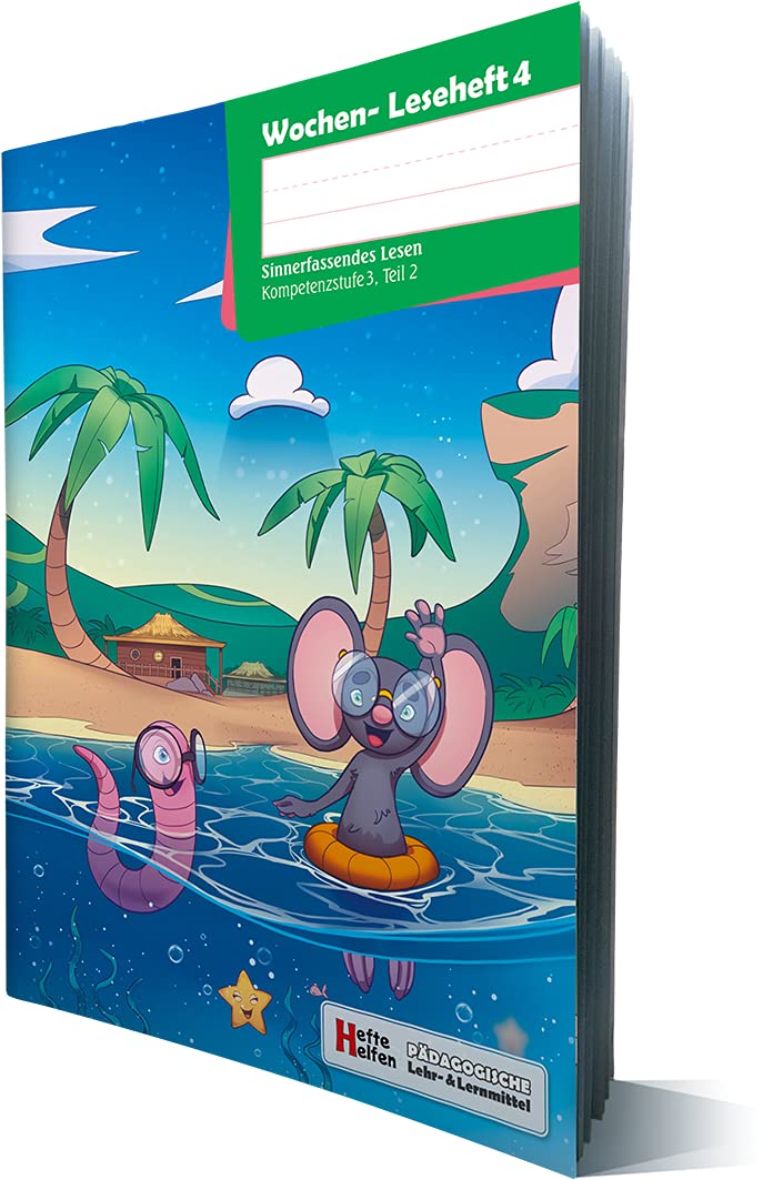 Product Image: Wochen-Leseheft 4: Teil 2: Sinnerfassendes Lesen Kompetenzstufe 3