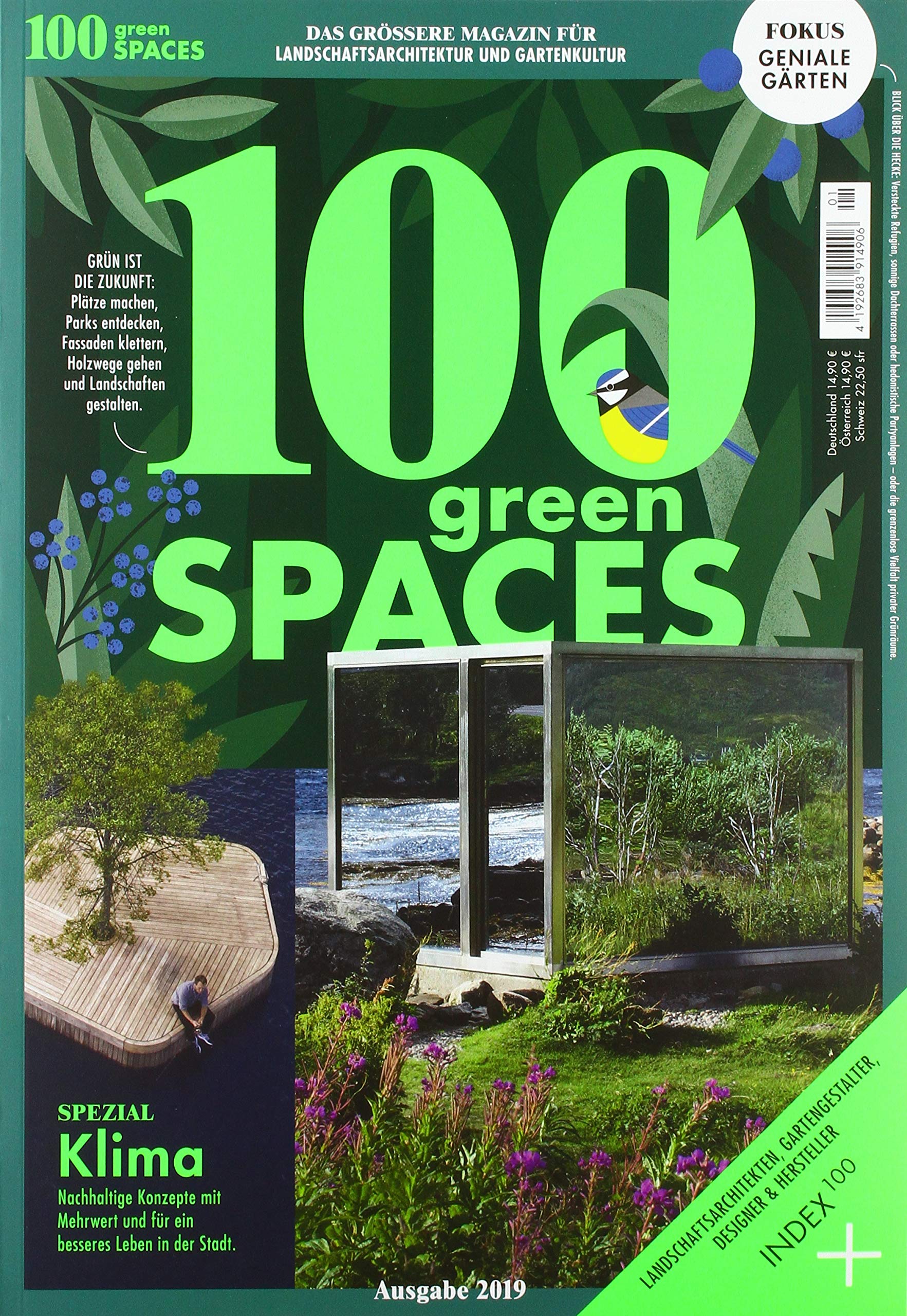 100 green SPACES: Das größte Magazin für Landschaftarchitektur und Gartenkultur. Spezial Klima Architecture