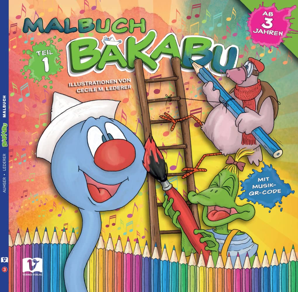 BAKABU Malbuch 1 Non-fiction books for kids