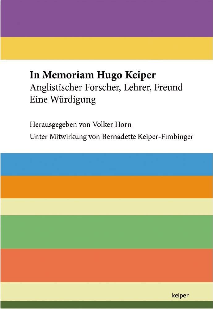 In Memoriam Hugo Keiper Books