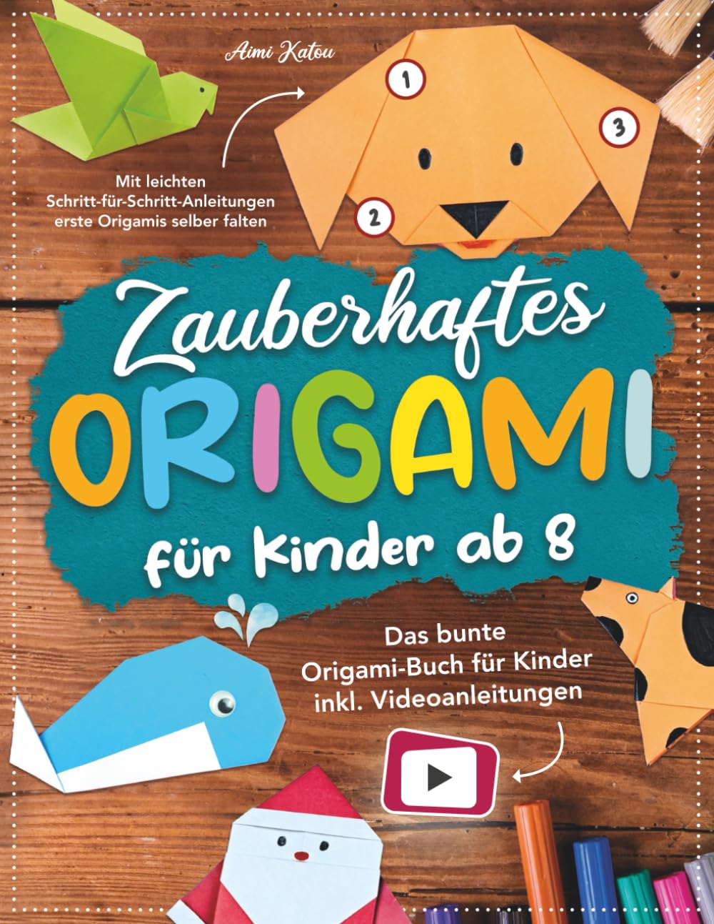 Zauberhaftes Origami für Kinder ab 8: Mit leichten Schritt-für-Schritt Anleitungen erste Origamis selber falten. Das bunte Origami Buch für Kinder inkl. Videoanleitungen. Drama
