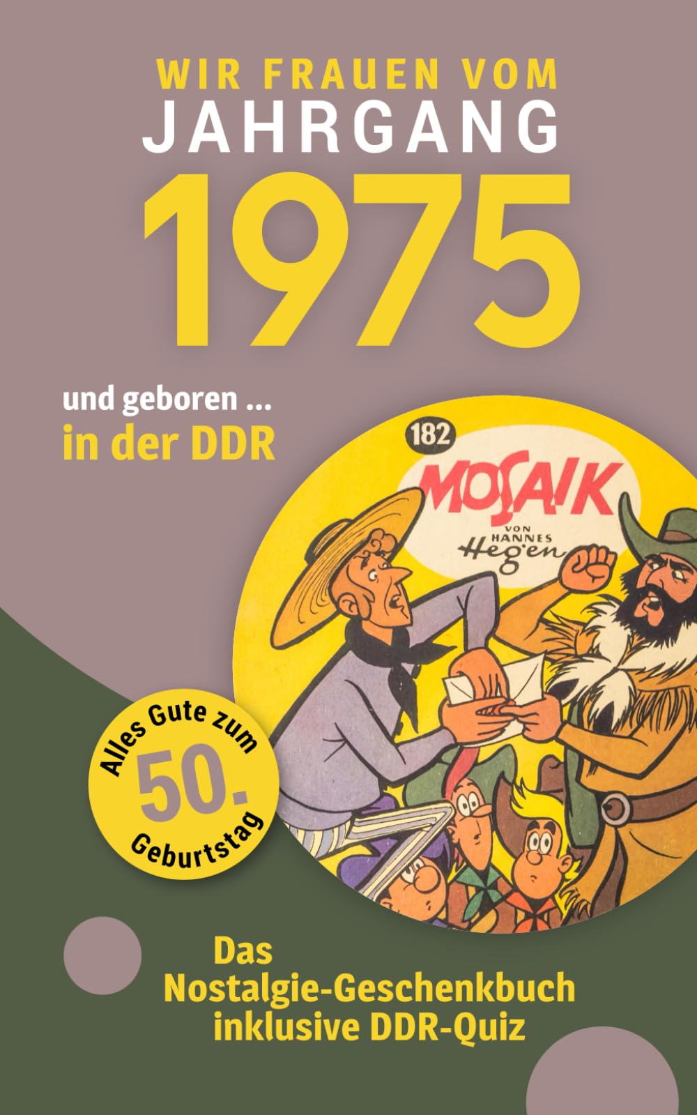 Geboren in der DDR - wir Frauen vom Jahrgang 1975: Eine schöne Kombination aus Glückwunschkarte & Nostalgie-Geschenkbuch - inklusive DDR-Quiz Lifestyle