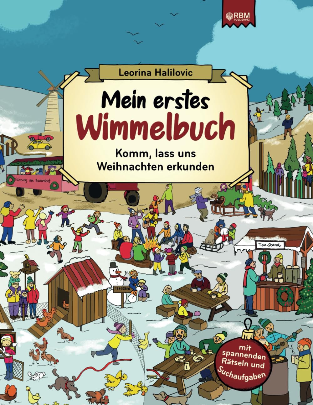 Mein erstes Wimmelbuch: Komm, lass uns Weihnachten erkunden! Magische Weihnachtsgeschichten zum Vorlesen mit Rätseln und Suchaufgaben für Kinder ab 2 Jahren (Wimmelbücher, Kinderbuch Weihnachten) Lifestyle