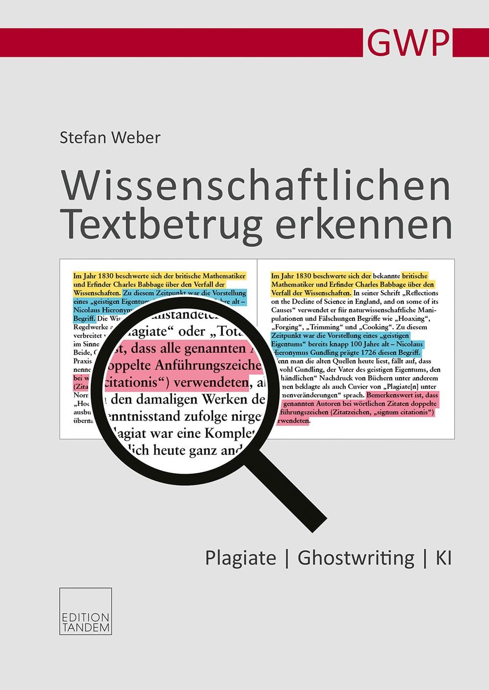 Wissenschaftlichen Textbetrug erkennen Law