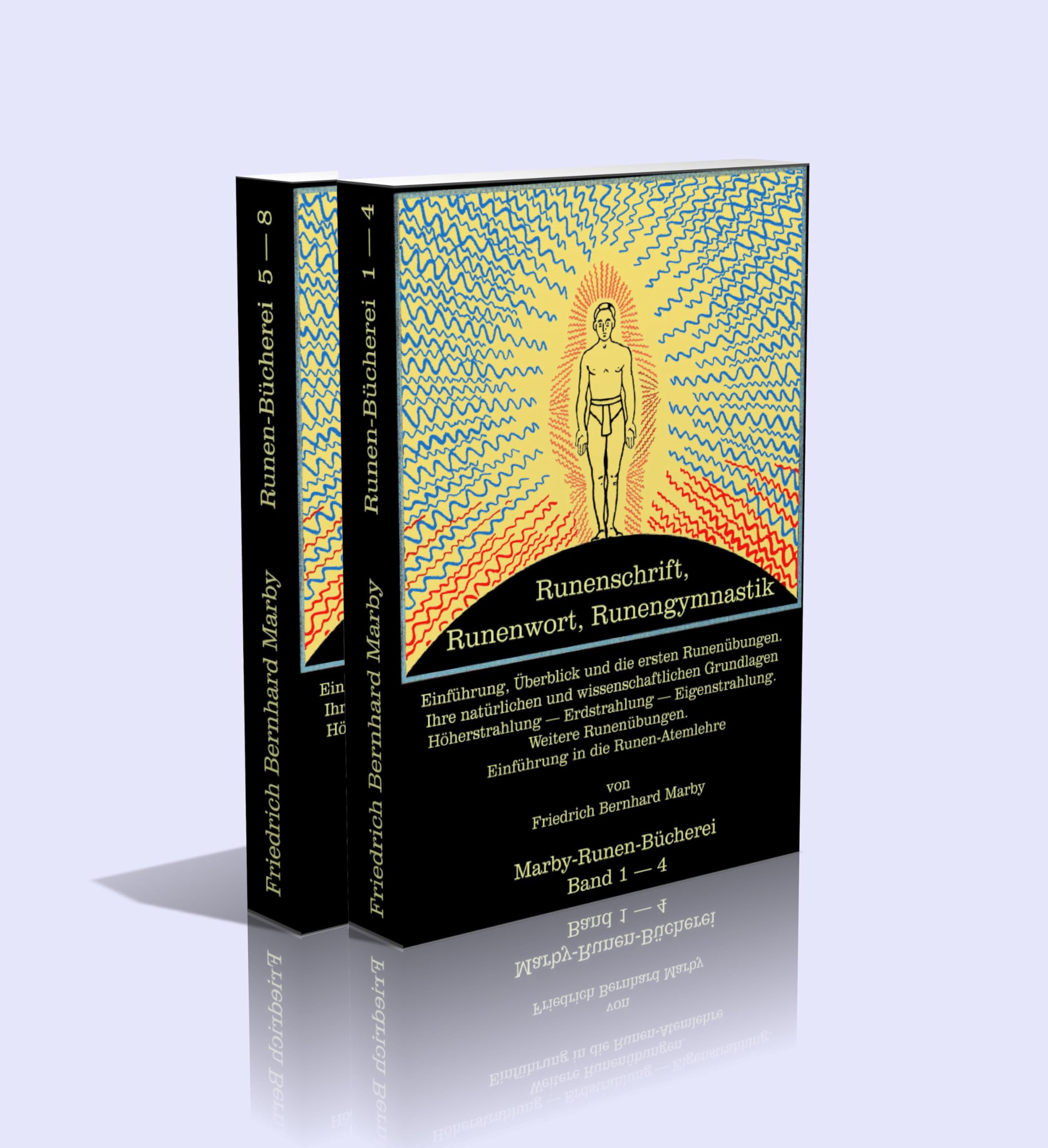 Marby-Runen-Bücherei. Band 1 - 8 (Gesamtausgabe in 2 Bänden) Hardcover mit Leseband Religion & Esotericism