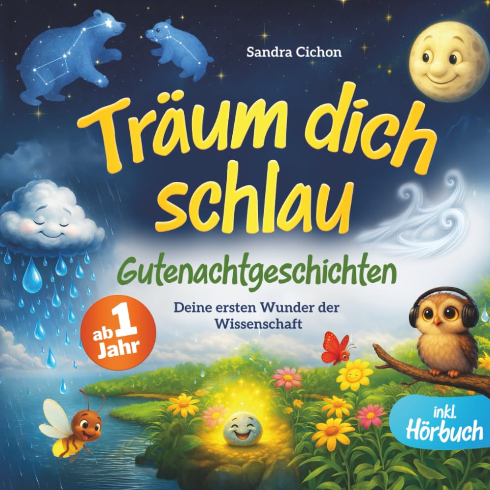 Träum dich schlau, kleines Wunder: Sanfte Gute-Nacht-Geschichten zum Staunen und erste Wunder der Wissenschaft für Kinder ab 1 Jahr I inkl. Hörbuch und Mitmachseiten Parents & Children