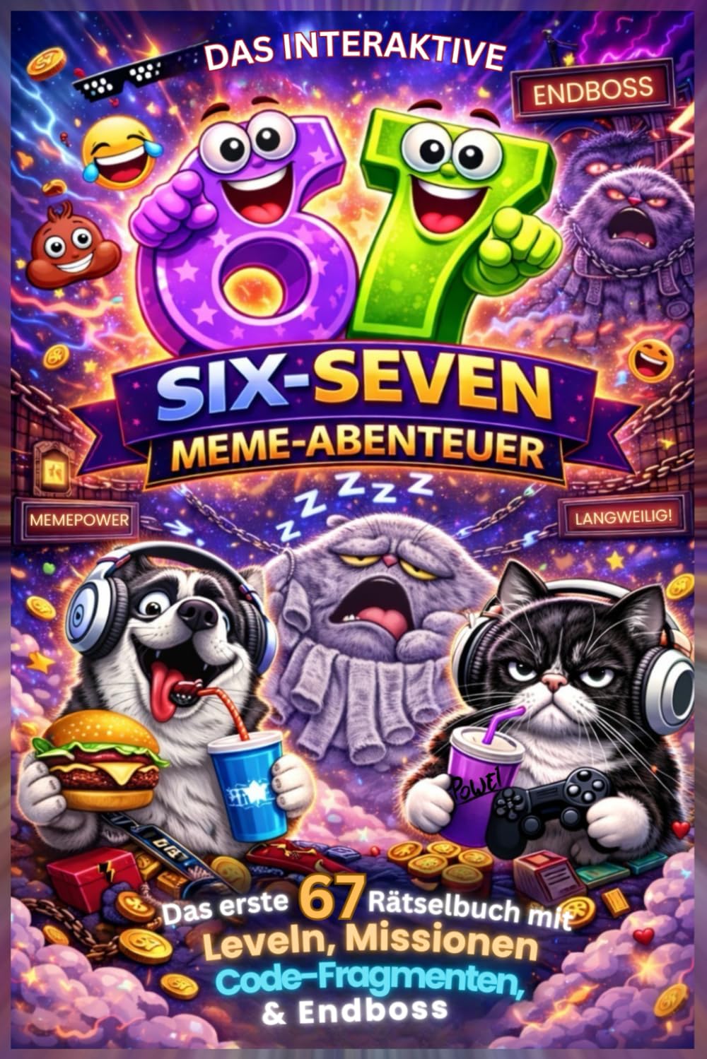DAS INTERAKTIVE 67 SIX-SEVEN MEME-ABENTEUER: Das erste 67 Rätselbuch mit Leveln, Missionen, Code-Fragmenten & Endboss – Rätsel, Action, Kreativ-Chaos für Kinder von 8–12 Jahren Novels & Short Stories