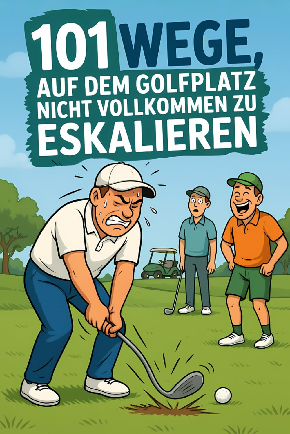 101 Wege, auf dem Golfplatz nicht vollkommen zu eskalieren: Das lustige Geschenkbuch für Golfer, die kurz vorm Nervenzusammenbruch stehen Sports Books
