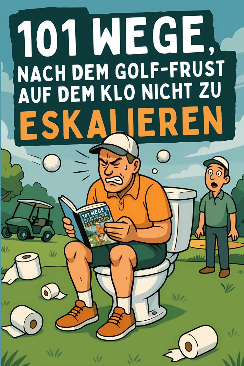 101 Wege, nach dem Golf-Frust auf dem Klo nicht zu eskalieren - Das lustige Geschenkbuch für Golfer, die beim Sitzen besser treffen als beim Putten Sports Books