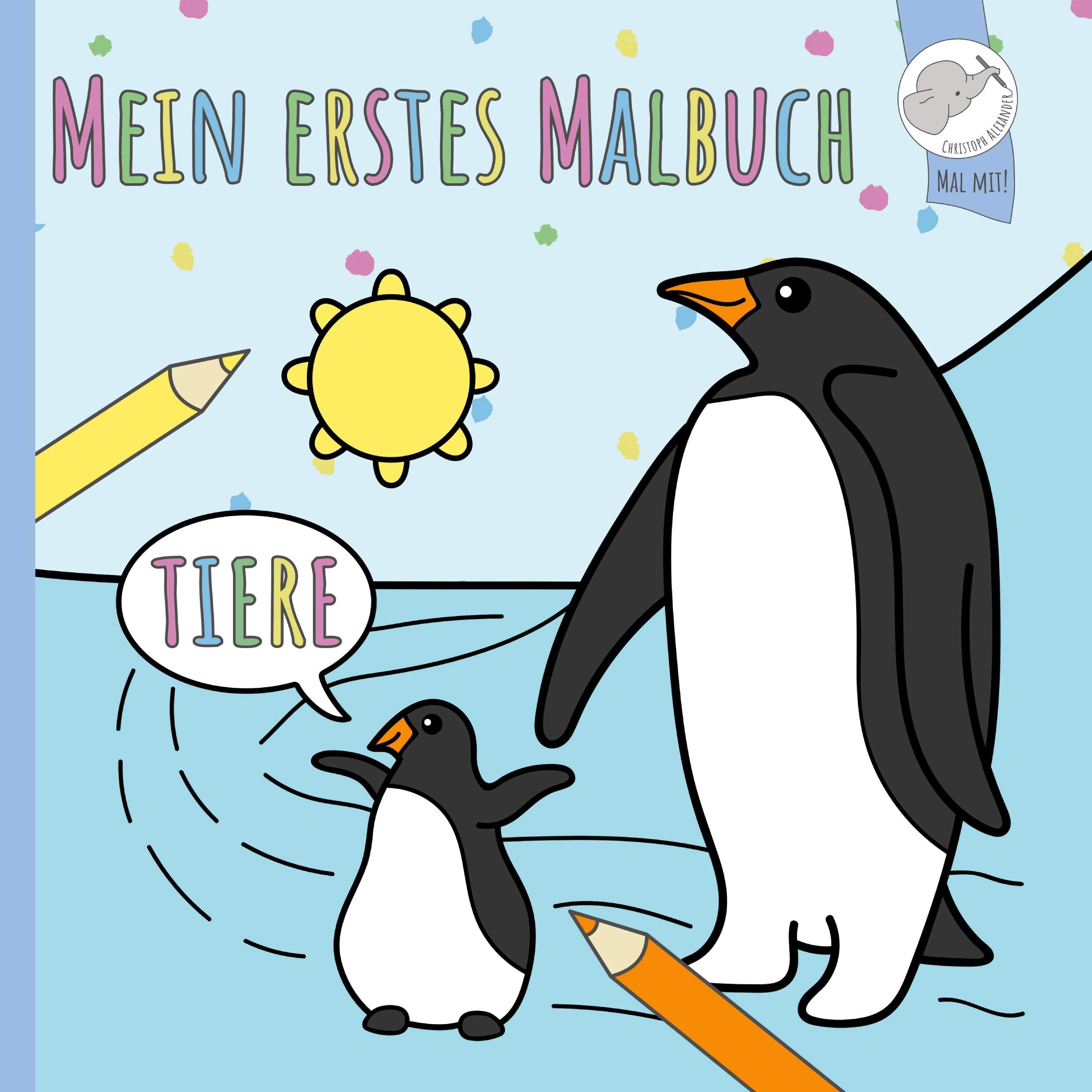 Mein erstes Malbuch: Lerne 40 liebevoll gestaltete Tiere kennen und male sie aus! Living & Furnishing