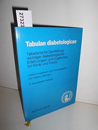 Product Image: Tabulae diabetologicae