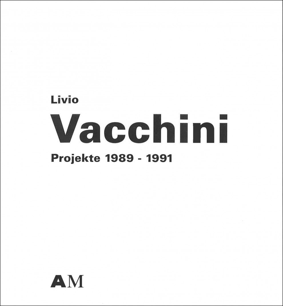 Livio Vacchini - Projekte 1989-1991 Books