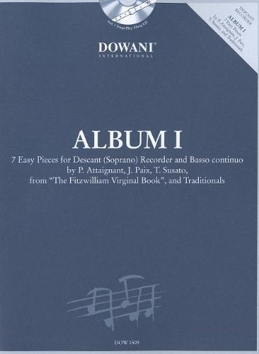 Album I: 7 Easy Pieces For Descant (Soprano) Recorder and Basso Continuo Sheet Music