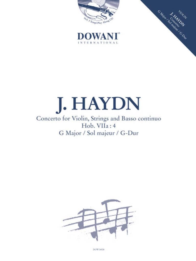 Haydn: Concerto for Violin, Strings and Basso Continuo: In G Major, Hob. Viia:4 book