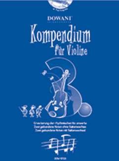 Kompendium für Violine Band 3. Enthält CD Sheet Music