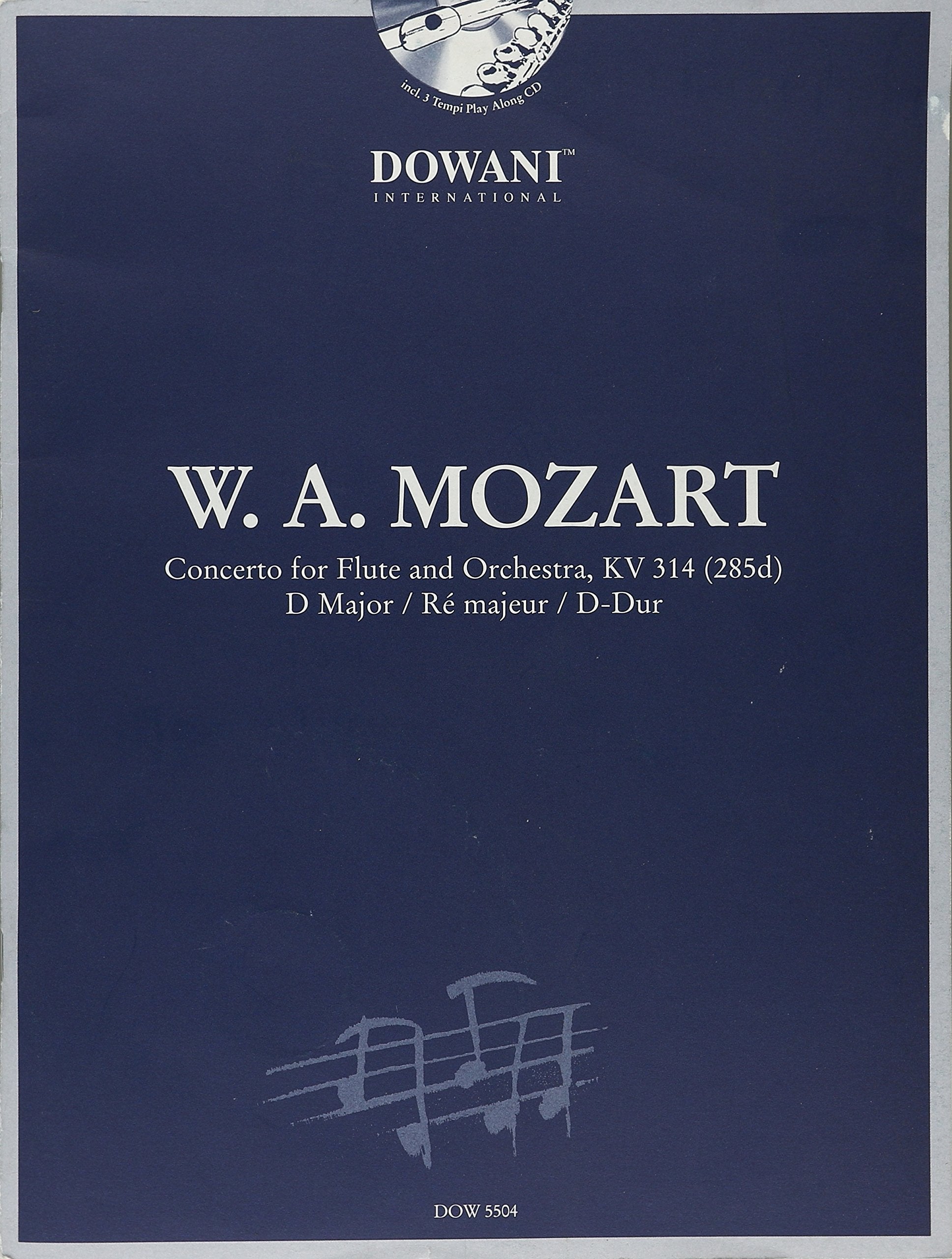 Mozart: Concerto for Flute and Orchestra in D Major, Kv 314 (285d) Sheet Music