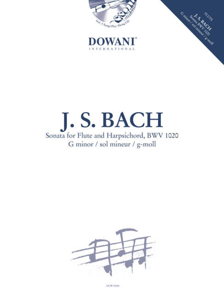 Sonata for Flute and Harpsichord Bwv 1020 (FLUTE TRAVERSIE) Books