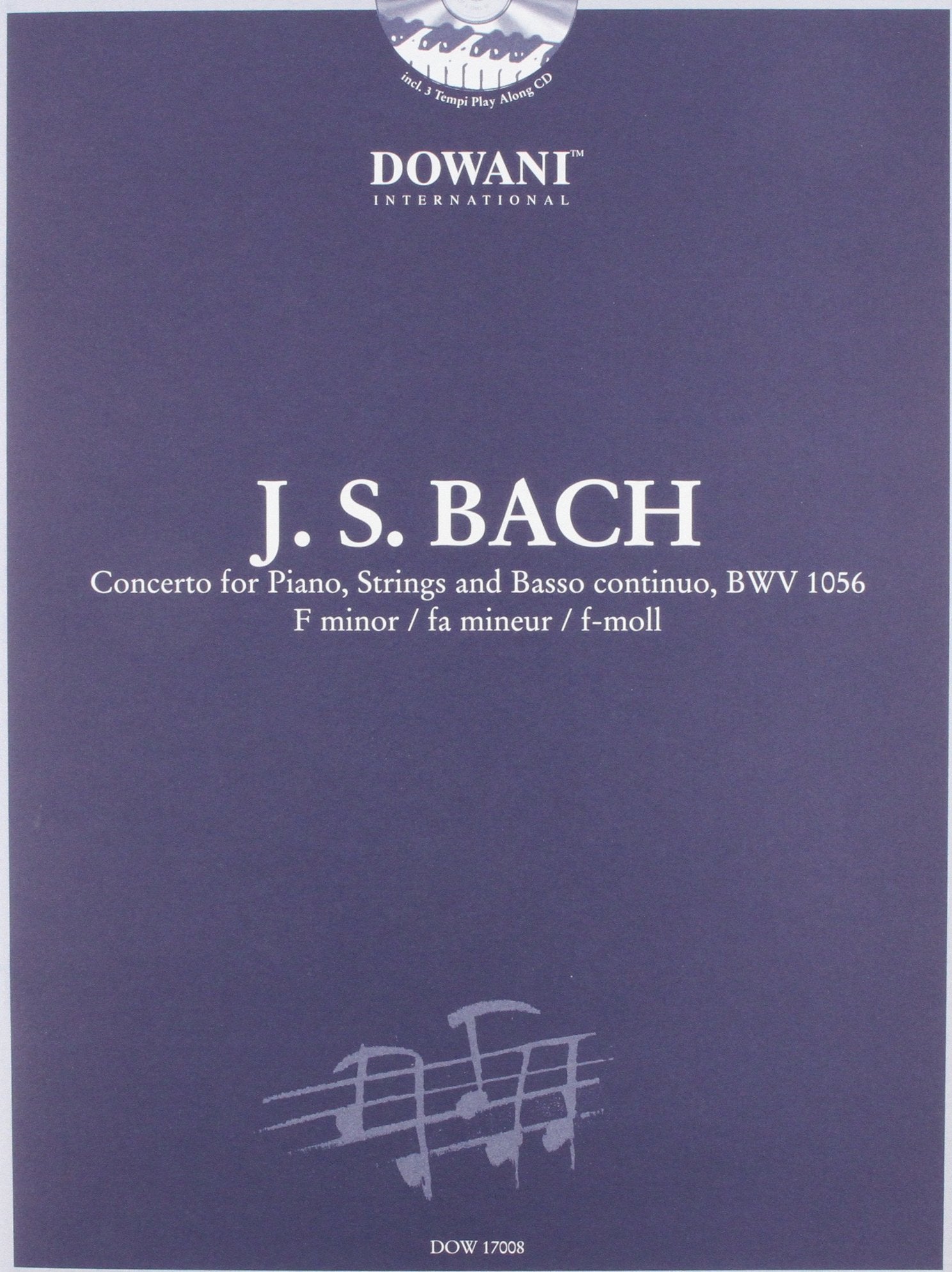 Bach: Concerto for Piano, Strings and Basso Continuo Bwv 1056 in F Minor Sheet Music
